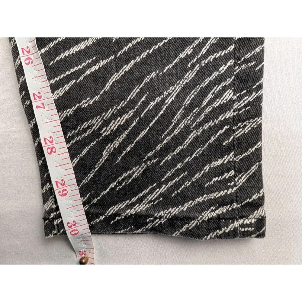 New Paige Jeans Womens‎ Size 25 Hoxton Ultra Skinny Black & White Zebra Print